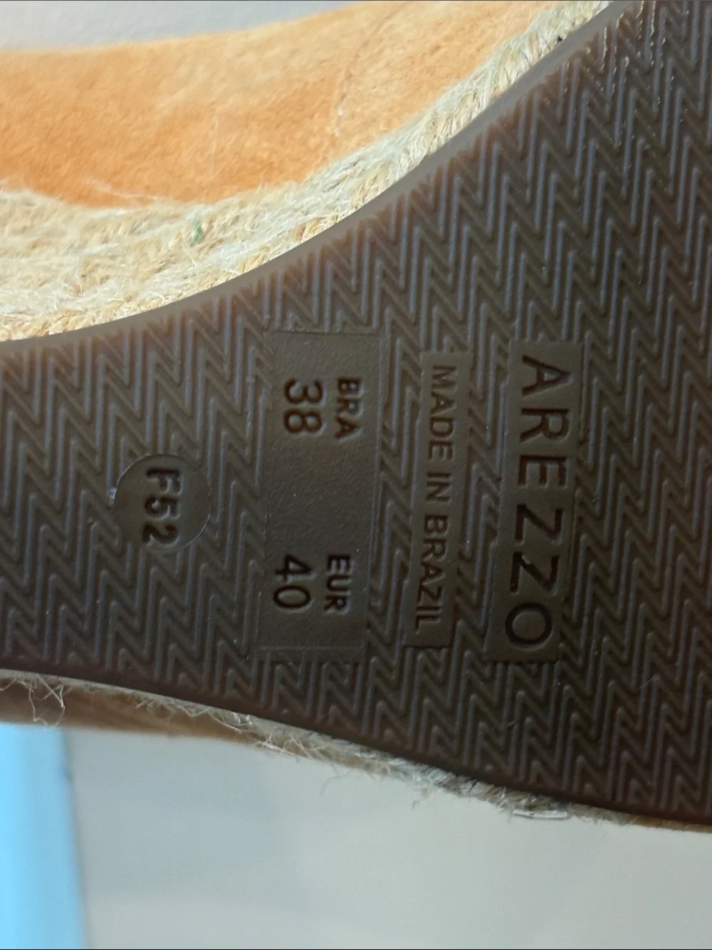 Arezzo Women's Tan Suede Espadrille Wedge Pumps